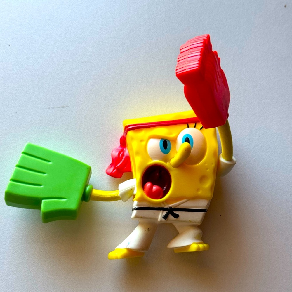 McDonalds 2012 Spongebob Squarepants Kids Happy Meal Toys skateboard gym karate